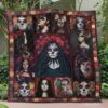 Skull Quilt Blanket Ver 30  Quilt